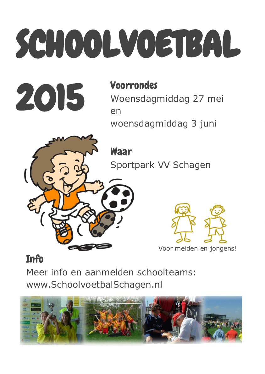 Schoolvoetbal groep 8