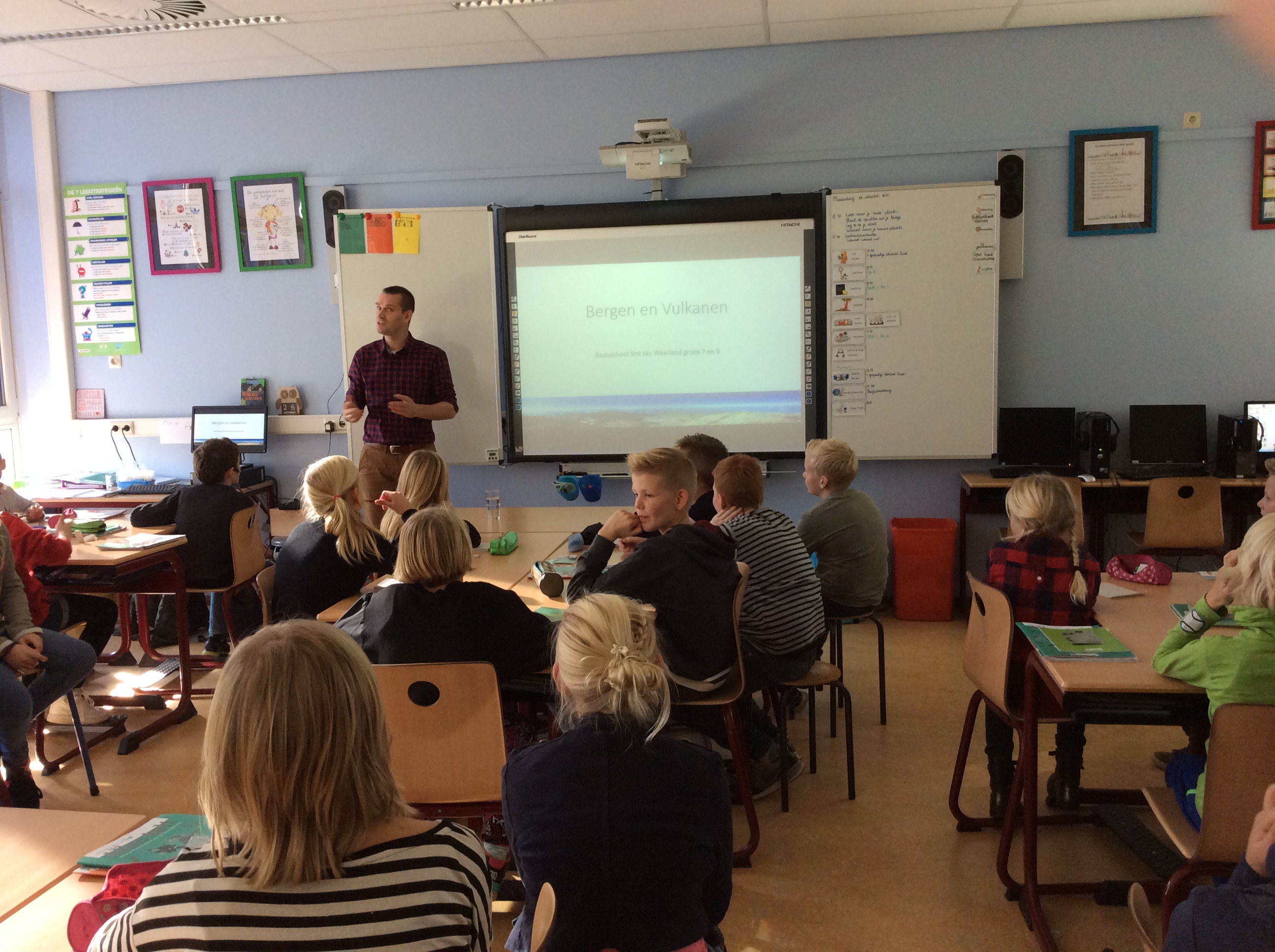 "Hoog bezoek" in groep 7 en 8