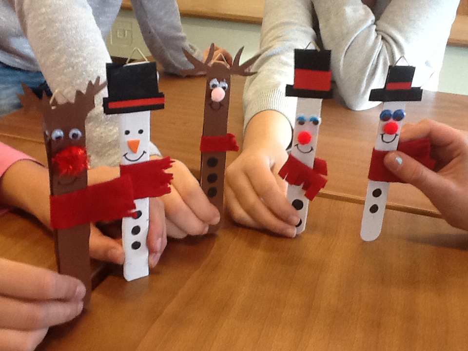 Foto's kerst-knutselcircuit