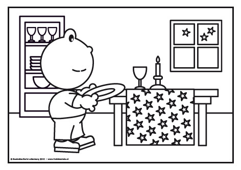 De kerstviering en kerstmaaltijd