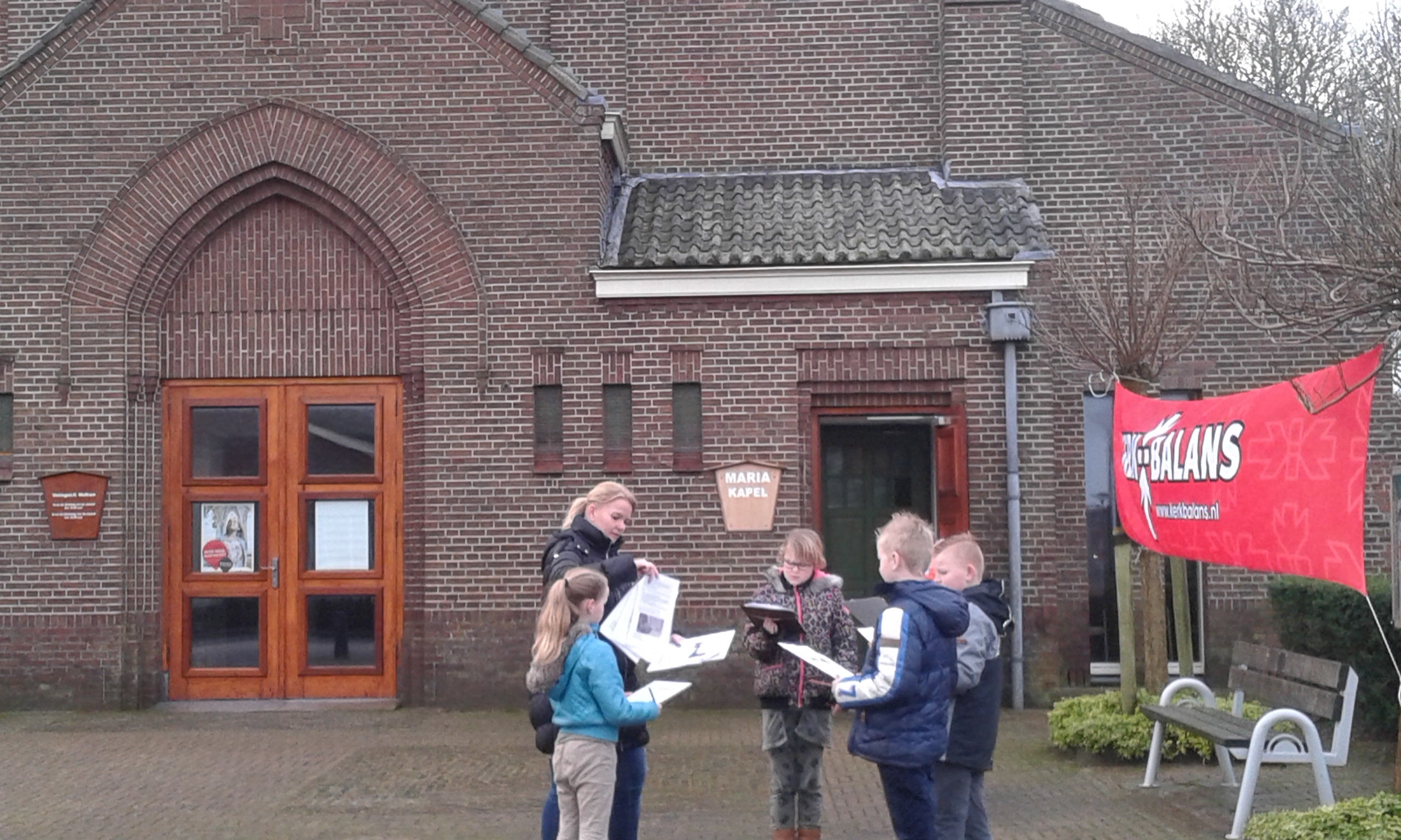 Dorpen en steden - groep 7a aan de wandel