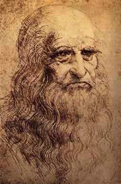 Leonardo da Vinci vermoedelijk zelfportret
