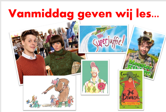 vandaag geven wij les