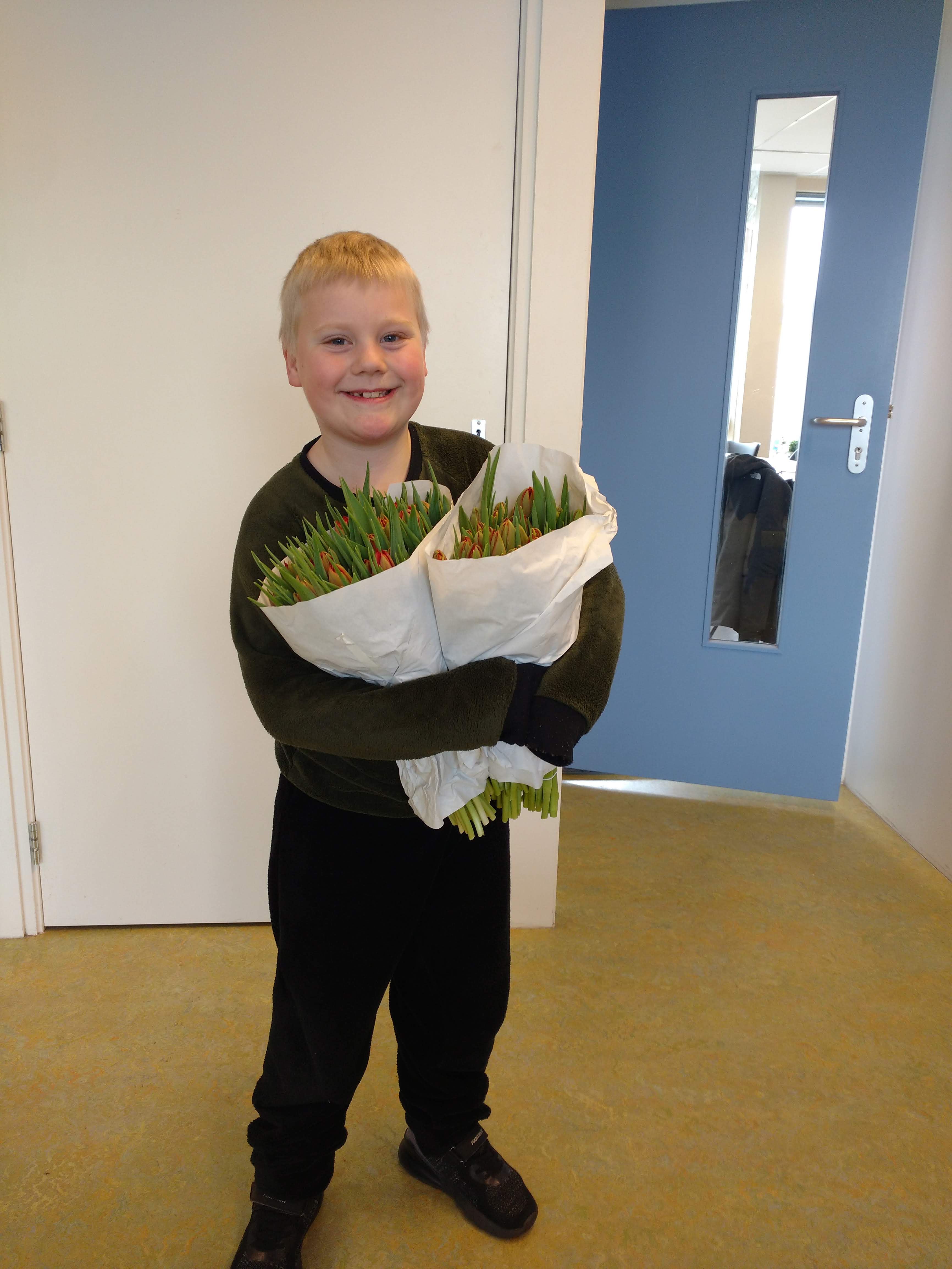 In het zonnetje gezet, wat lief